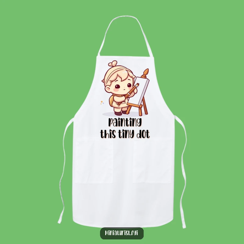 Funny Miniaturist Artist Apron: Protect Your Clothes, Unleash Your Laughs