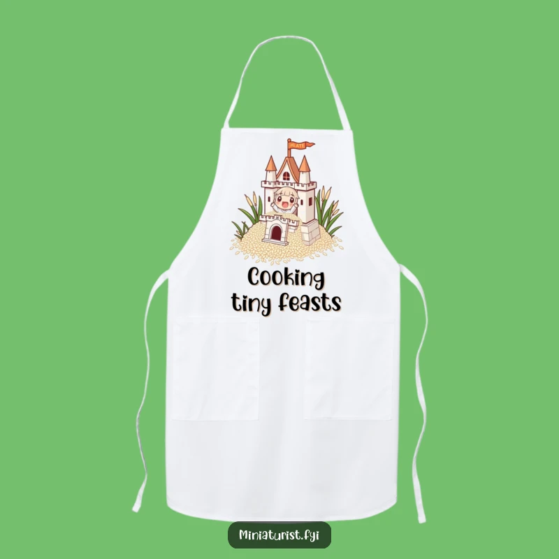 Funny Rice Castle Builder Apron: Cook with Grand Ambition