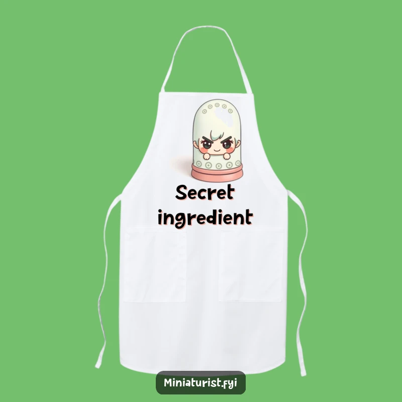 Funny Mischief Thimble Apron - Cook Up Some Playful Secrets!