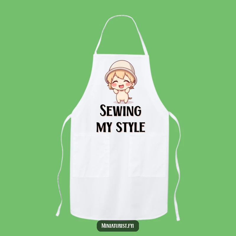 Funny Thimble Hat Apron: Cook with Giggles, Tiny Character's Hilarious Headwear!