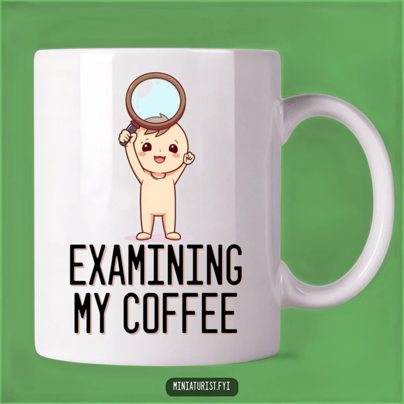 Funny Tiny Investigator Mug: Big Discovery, Perfect Gift for Detectives