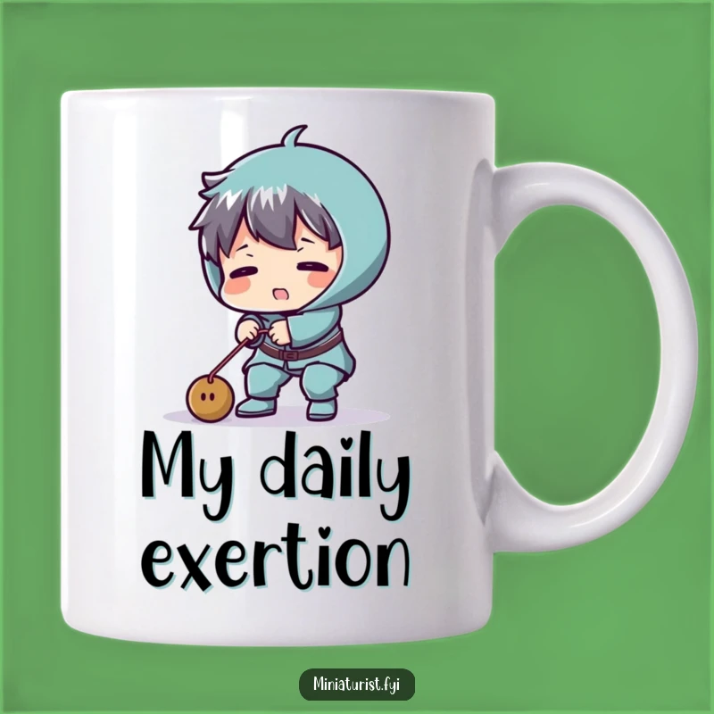 Funny Tiny Weightlifter Mug: Hilarious Gift for Gym Goers and Jokers