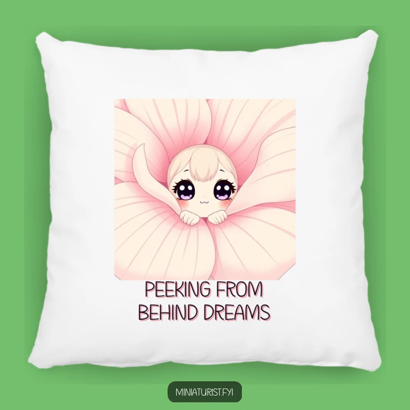 Funny Curious Flower Pillow: Cozy Wonder, Perfect Funny Accent, Gift