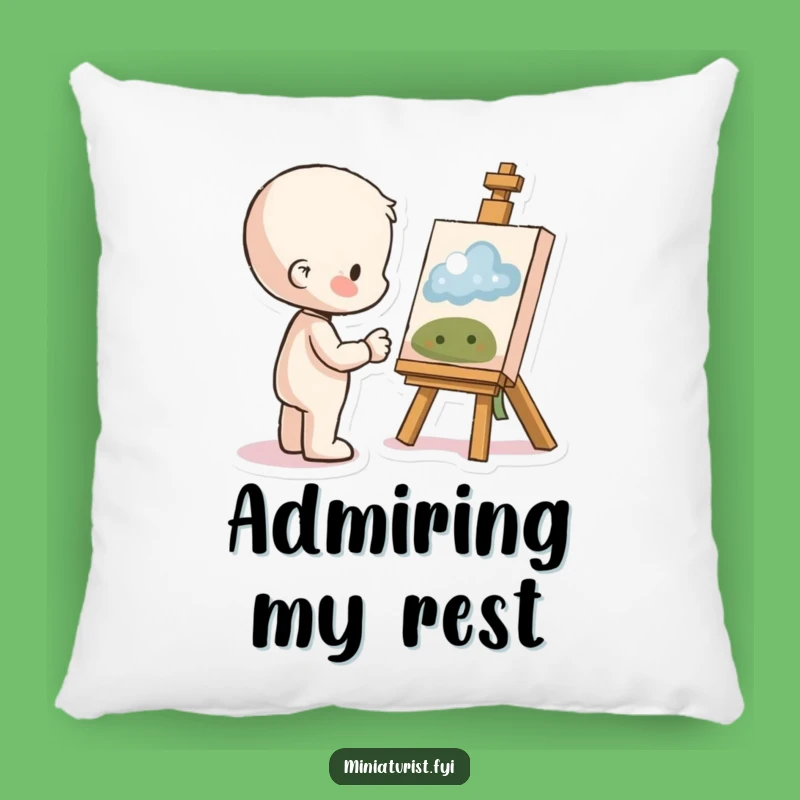 Funny Proud Artist Pillow: Cozy Comfort for Creators, Gift!