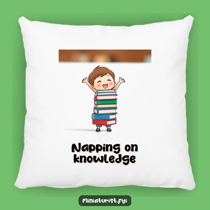 Funny Book Balance Pillow: Cozy Reading Nook Comfort, Hilarious Decor
