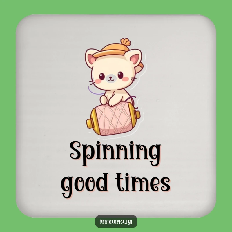 Funny Thread Rider Coaster: Tiny Hat Animal Drinkware Gift