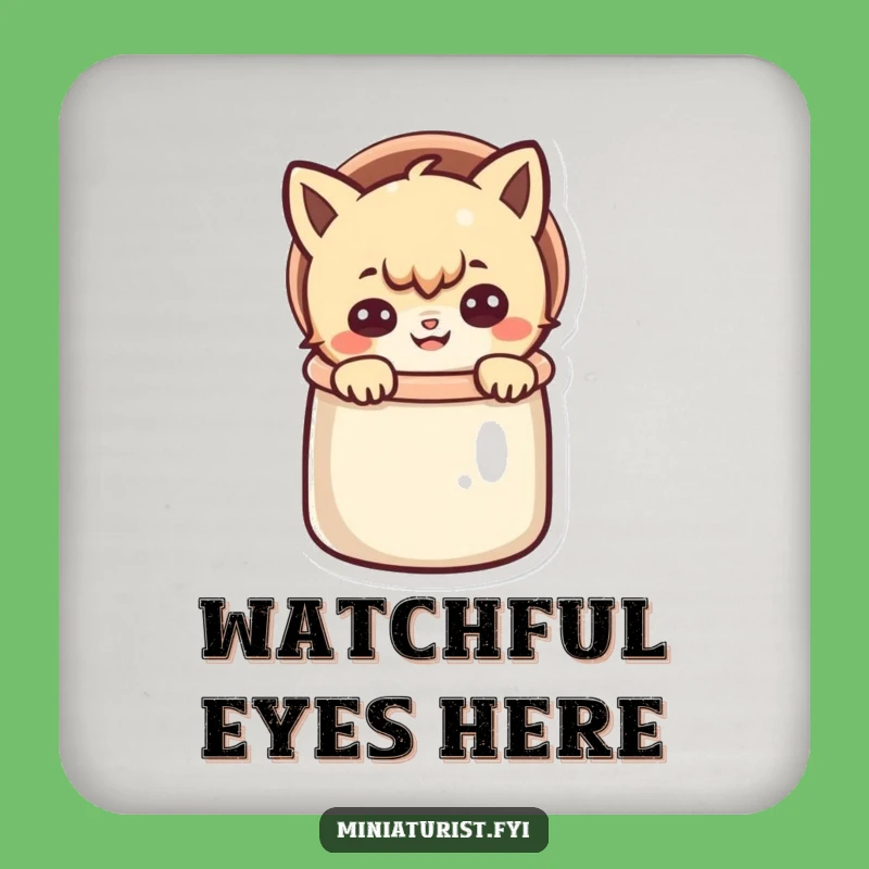 Funny Thimble Mischief Coaster: Hilarious Protection for Your Surfaces