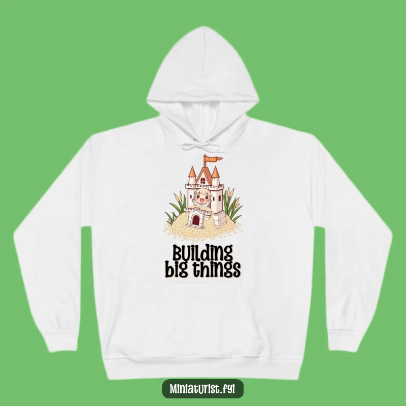 Funny Rice Castle Builder Hoodie: Cozy Up to Big Dreams