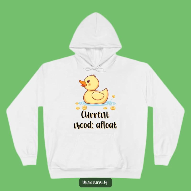 Funny Rubber Ducky Cereal Flake Hoodie: Cozy Up with Laughter