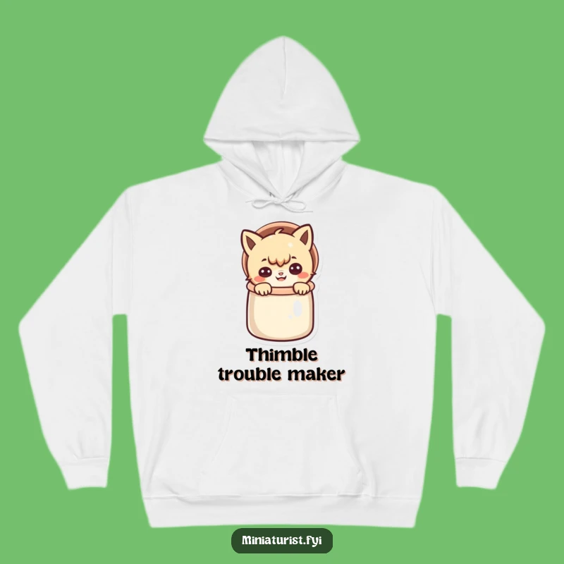 Funny Thimble Dweller Hoodie: Cozy Comfort for Little Devils