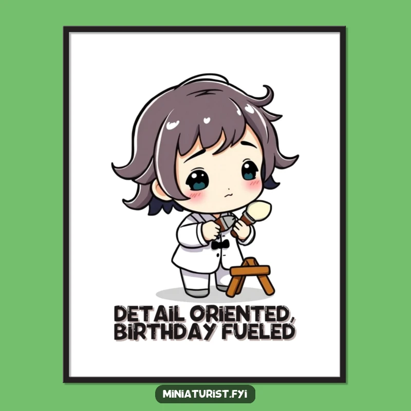 Free Printable Wall Art: Tiny Artist Detail, Humorous Downloadable Decor