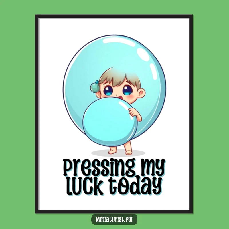 Funny Free Printable Wall Art: Shiny Button Joy Downloadable Decor