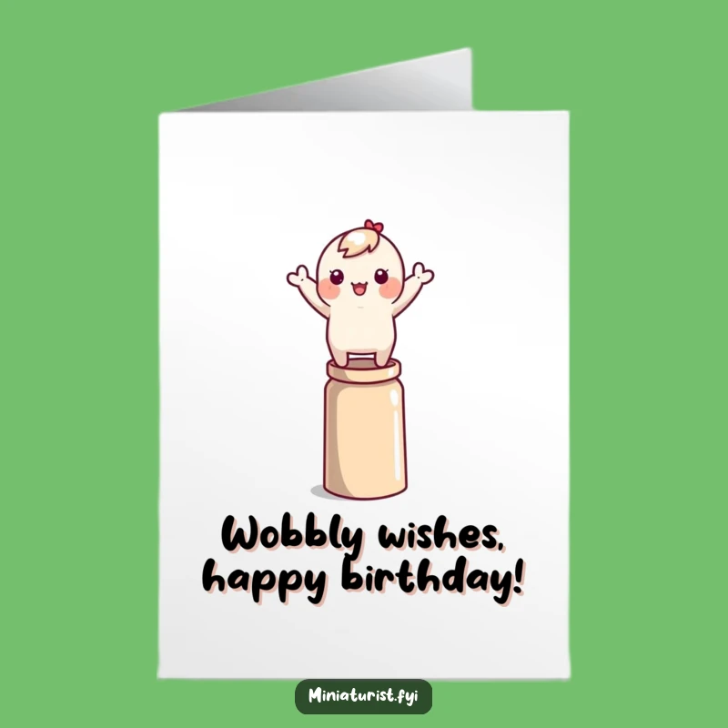 Free Printable Birthday Card: Thimble Balancer's Fun DIY Gift
