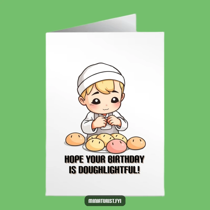 Funny Free Printable Birthday Card: Baker's Tiny Loaves, Downloadable Gift