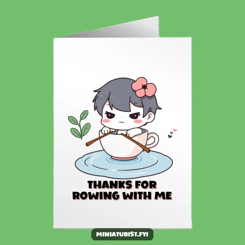 Free Printable Thank You Card: Resilient Teacup Voyager for a Heartfelt Downloadable Gift