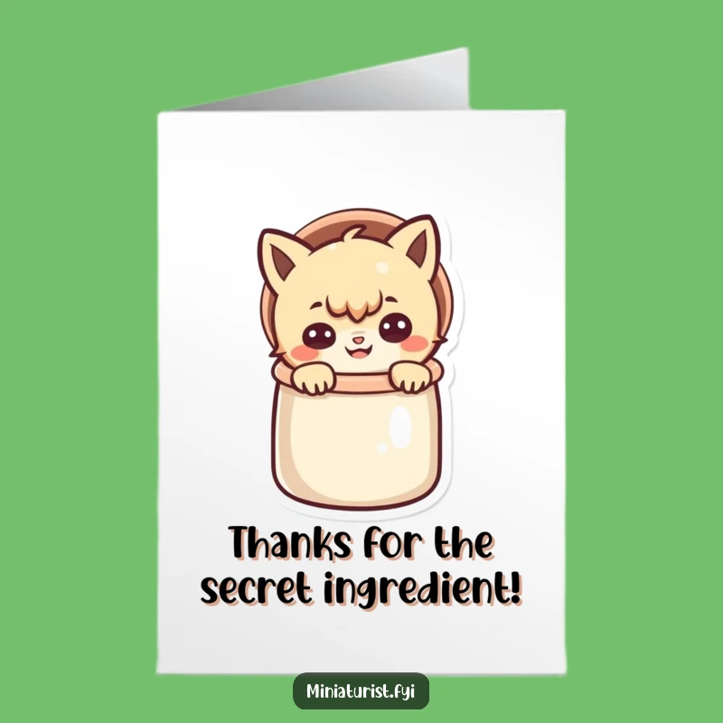 Free Printable Thank You Card: Thimble Grin Thanks, Playful Gratitude Downloadable Gift