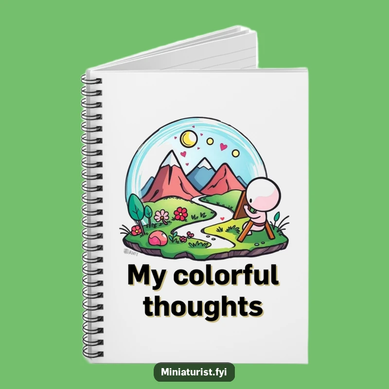 Funny Artist Landscape Notebook: Sketch Your Vibrant Ideas
