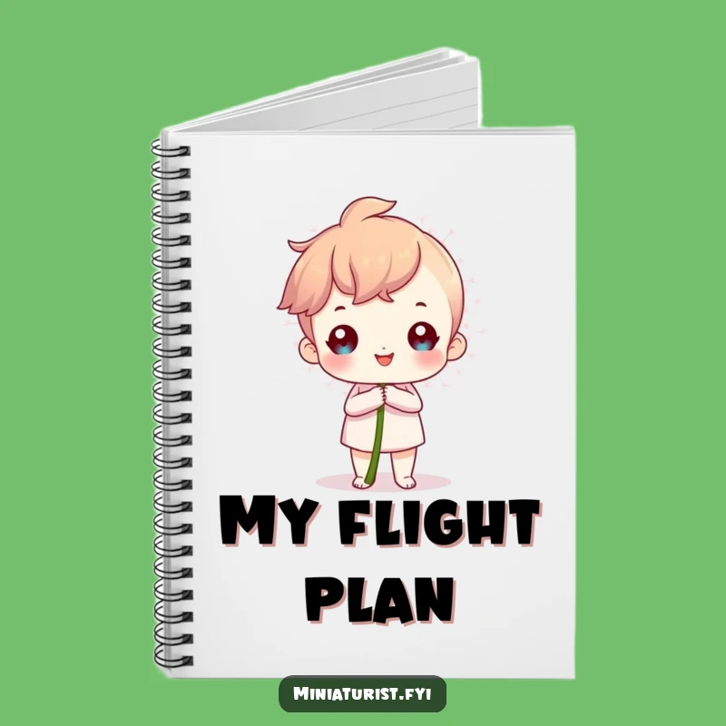 Funny Proud Dandelion Seed Notebook - Record Your Grand Plans