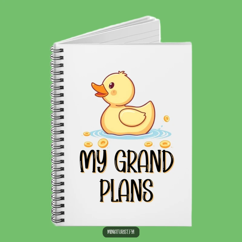 Funny Rubber Ducky Cereal Flake Notebook: Jot Down Hilarious Ideas