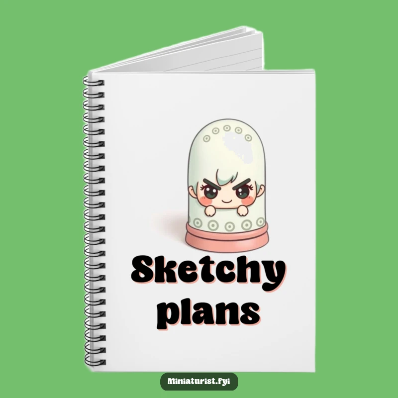 Funny Mischief Thimble Notebook - Jot Down Your Playful Secrets!