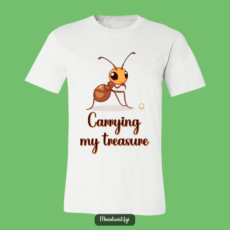 Funny Determined Ant Pearl T-Shirt - Wear Your Strength Gift