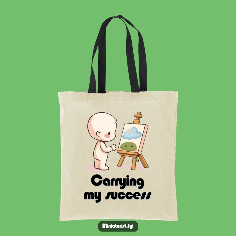 Funny Proud Artist Tote Bag: Carry Your Masterpieces with Humor, Gift!