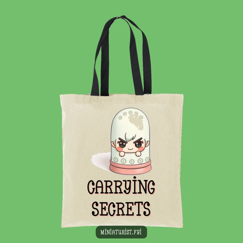 Funny Mischief Thimble Tote Bag - Carry Your Secrets in Style!