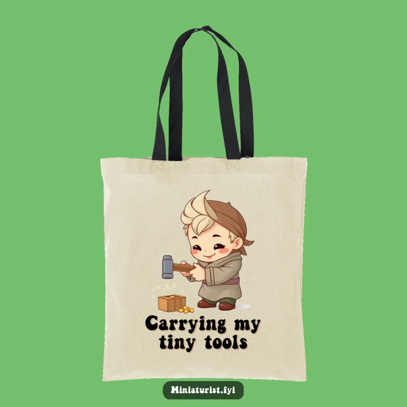 Funny Artisan Hammer Tote Bag: Carry Your Tools and Smiles in Style