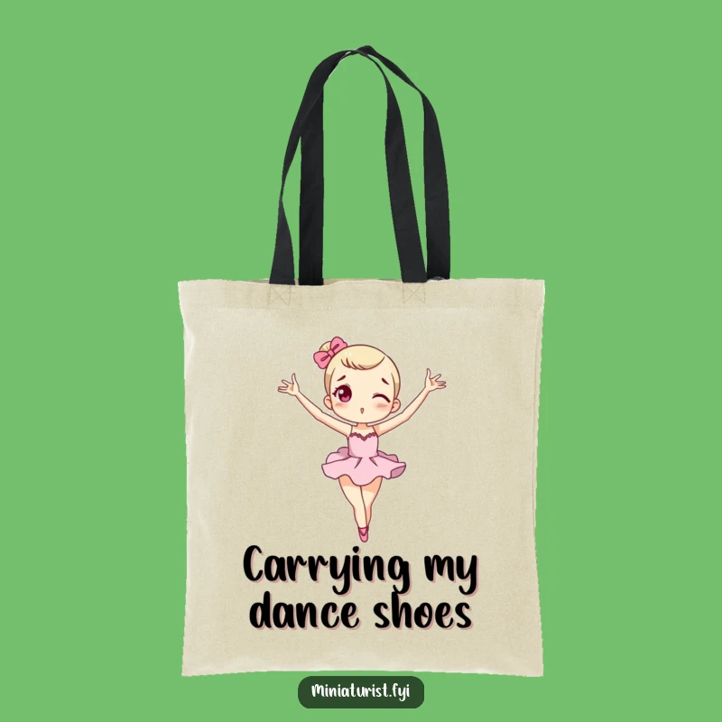 Funny Ballet Macaron Tote Bag: Carry Your Dance Gear Gift Bag