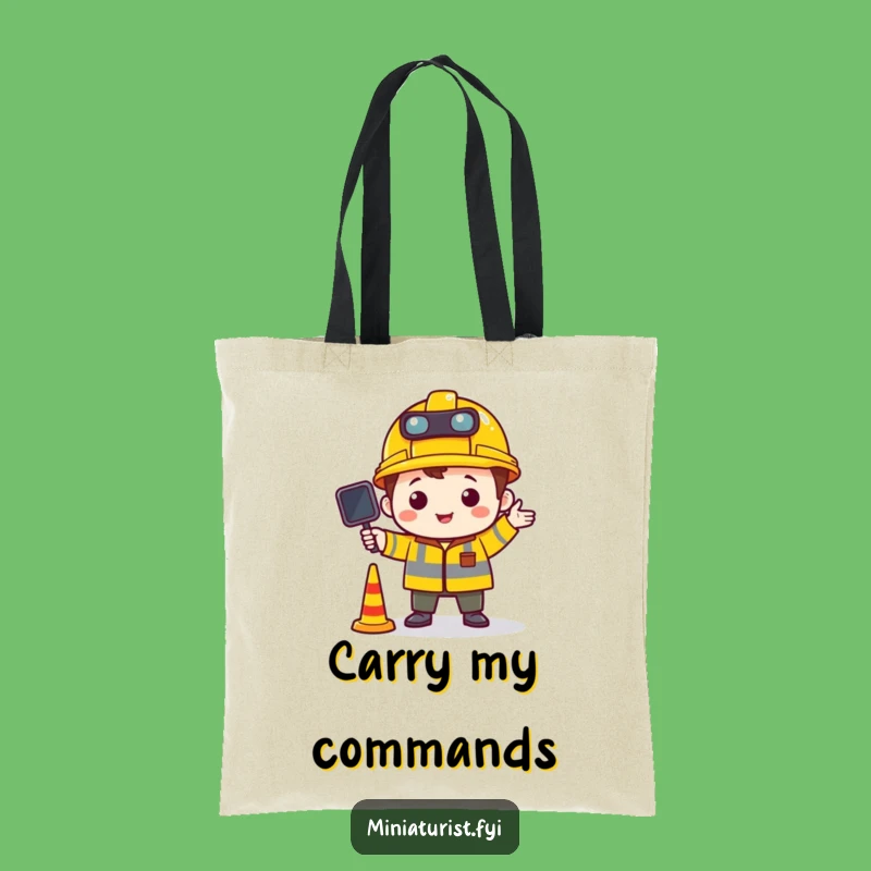 Funny Tiny Traffic Organizer Tote Bag: Carry Your Essentials with Authority
